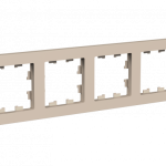 Systeme (Schneider) Electric ATLASDESIGN 4-постовая РАМКА, универсальная, ПЕСОЧНЫЙ