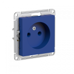 Systeme (Schneider) Electric ATLASDESIGN РОЗЕТКА без заземления без шторок, 16А, механизм, АКВАМАРИН