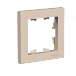 Systeme (Schneider) Electric ATLASDESIGN 1-постовая РАМКА, ПЕСОЧНЫЙ