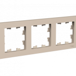 Systeme (Schneider) Electric ATLASDESIGN 3-постовая РАМКА, универсальная, ПЕСОЧНЫЙ