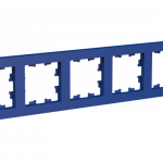 Systeme (Schneider) Electric ATLASDESIGN 5-постовая РАМКА, универсальная, АКВАМАРИН