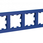 Systeme (Schneider) Electric ATLASDESIGN 4-постовая РАМКА, универсальная, АКВАМАРИН
