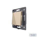 Клавиша перекрестного механического выключателя Livolo, цвет золотой (механизм)