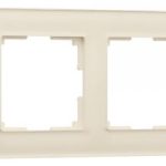 Рамка на 4 поста (молочный, стекло)