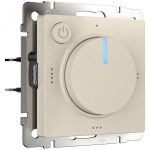 Терморегулятор электромеханический для теплого пола (айвори матовый)