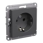 Systeme (Schneider) Electric ATLASDESIGN РОЗЕТКА с заземлением, 16А, механизм, БАЗАЛЬТ