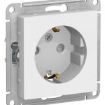 Systeme (Schneider) Electric ATLASDESIGN РОЗЕТКА с заземлением со шторками, 16А, механизм, ЛОТОС