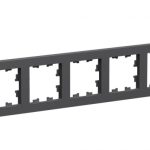 Systeme (Schneider) Electric ATLASDESIGN 5-постовая РАМКА, универсальная, БАЗАЛЬТ