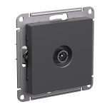 Systeme (Schneider) Electric ATLASDESIGN TV АНТЕННА коннектор, механизм, БАЗАЛЬТ