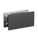 Systeme (Schneider) Electric ATLASDESIGN РОЗЕТКА двойн. с заз.со штор.со сдвиж. крышк, 16А, в сборе, БАЗАЛЬТ