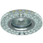 IL.0026.1503 Светильник MR16+LED встраиваемый AL/CLEAR 35Вт+LED 3Вт