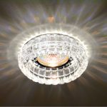 IL.0026.2703 Светильник MR16+LED встраиваемый CH/CLEAR 35Вт+LED 3Вт
