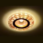 IL.0026.3409 Светильник MR16+LED встраиваемый G/Multicolor 35Вт+LED 3Вт