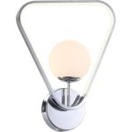 MD.8752-1-W CH Бра LED 8W, 4000K + E14 1*40W