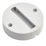 IL.0010.0038 Адаптер крепления однофазного светильника к стене/потолку d100*25 Белый
