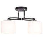 MD.0617-2-S BK Люстра потолочная 2*60Вт E27