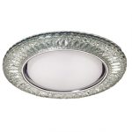 IL.0028.0103 Светильник GX53+LED 4W 4000K, встраиваемый ПОЛИКРИСТАЛЛ CH/CLEAR