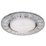 IL.0028.1303 Светильник GX53+LED 4W 4000K, встраиваемый ПОЛИКРИСТАЛЛ CH/CLEAR