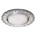 IL.0028.1403 Светильник GX53+LED 4W 4000K, встраиваемый ПОЛИКРИСТАЛЛ CH/CLEAR