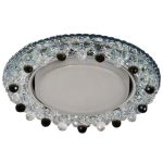 IL.0028.0922 Светильник GX53+LED 4W 4000K, встраиваемый ПОЛИКРИСТАЛЛ CH/CLEAR+GRAY