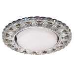 IL.0028.1318 Светильник GX53+LED 4W 4000K, встраиваемый ПОЛИКРИСТАЛЛ CH/CLEAR+BK