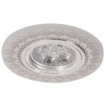 IL.0030.0402 Светильник MR16+LED 3W 4000K, встраиваемый акрил, CH/WH+CH