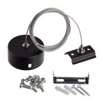 PNL.002.300.10 Подвес E27, цвет Красный/Серебро,прозрачный кабель