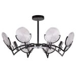 MD.3607-1-P BK+AB Люстра подвесная 1*60Вт E27