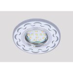 IL.0030.0115 Светильник MR16+LED 3W 4000K, встраиваемый акрил, CH/WH+WH