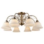 KL.3042-8-S AB Люстра потолочная 8*60Вт Е27