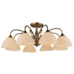 KL.3037-8-S AB Люстра потолочная 8*60Вт Е27