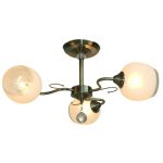 MD.0664-3-S AB Люстра потолочная 3*60Вт Е27