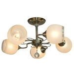 MD.0664-5-S AB Люстра потолочная 5*60Вт Е27