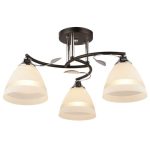MD.2867-3-S BK+CH Люстра потолочная 3*60Вт Е27