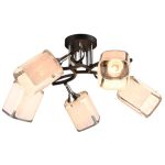 MD.3499-5-S BK+CH Люстра потолочная 5*60Вт Е27