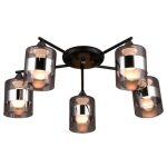 MD.0877-5-S BK+CH Люстра потолочная 5*60Вт E27