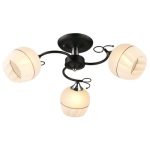 MD.3314-3-S BK+CH Люстра потолочная 3*60Вт E27