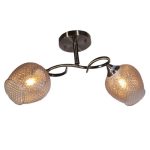 MD.3476-2-S AB Люстра потолочная 2*60Вт E27