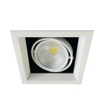 IL.0006.2115 Светильник карданный LED 1*20W встраиваемый, WH