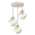 MD.21744-4-P-BK+CP Люстра подвесная Е27 4*60W черный+медь