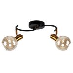 SP.020-62-52 Светильник Спот 2*40Вт E14 BK+FGD