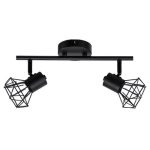 SP.021-62-81 Светильник Спот 2*40Вт E14 BK