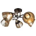 MD.3807-5-S BK+FGD Люстра потолочная 5*60Вт E27