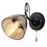 MD.3807-1-W BK+FGD Бра 1*60Вт E27