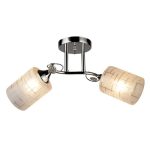 MD.3808-2-S CH Люстра потолочная 2*60Вт E27