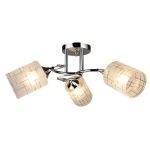 MD.3808-3-S CH Люстра потолочная 3*60Вт E27