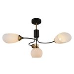 MD.3862-4-S BK+CP Люстра потолочная 4*60Вт E27