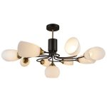 MD.3862-9-S BK+CP Люстра потолочная 9*60Вт E27