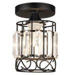 MD.3892-1-S BK Люстра потолочная 1*60Вт E27