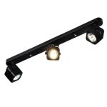 IL.0005.0100-3 Светильник MR16 3*50W настенный спот Черный